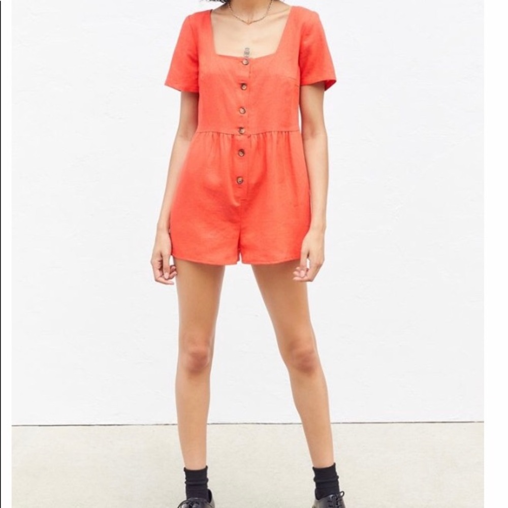 Urban renewal linen romper